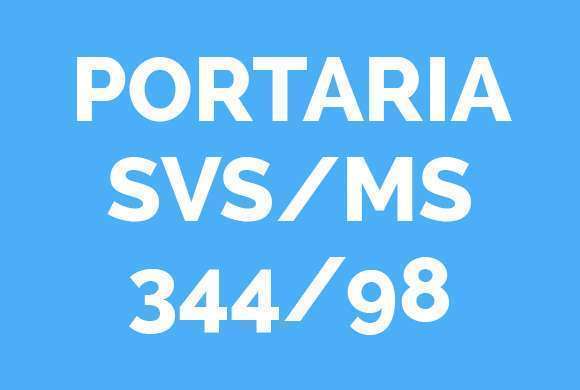 Anvisa abre consulta pública para recolher contribuições para revisão da Portaria SVS/MS nº 344/98