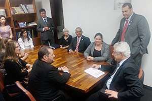 Articulação em Brasília: diretoria do CRF-SP em reunião com parlamentares