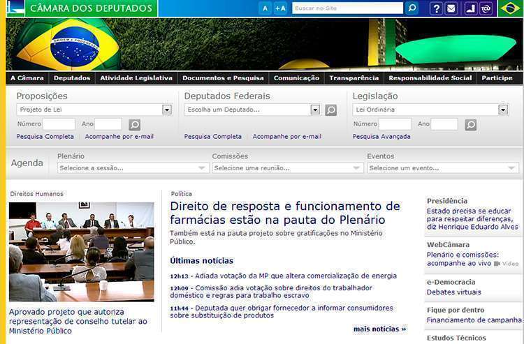 Portal da Câmara destaca Projeto Farmácia Estabelecimento de Saúde