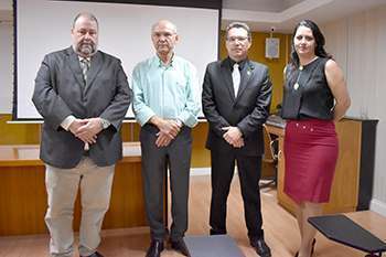 Dr. Antonio Geraldo dos Santos, Dr. Natanael Aguiar Costa, Dr. Marcos Machado e Dra. Danyelle Marini