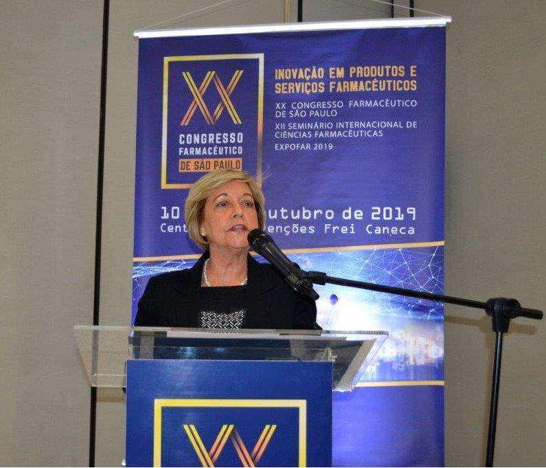 Profa. Dra. Suely Vilela é a presidente da Comissão Científica da 20ª edição do XX Congresso Farmacêutico de São Paulo