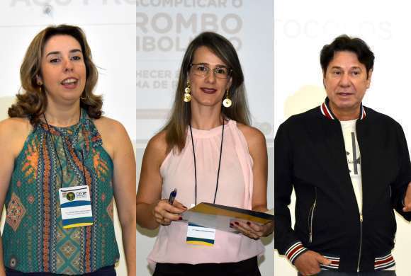 Dra. Claudia Carias, Dra. Daniela Masson e Dr. Carlos Joussef