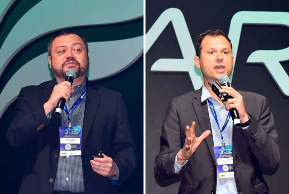 Sérgio Mena Barreto, CEO da Abrafarma; e Dr. Cassyano Correr, farmacêutico e e coordenador do programa Assistência Farmacêutica Avançada da Abrafarma