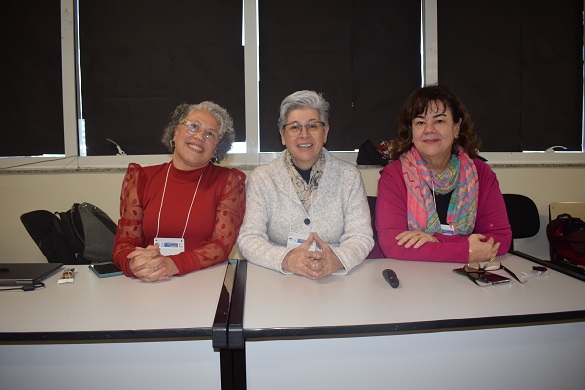 Dra. Janaína Carla da Silva; Dra. Eliete Bachrany e Dra. Maria José Martins 