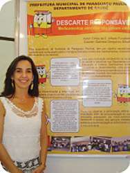 Dra. Cintia Alfredo Funabashi, farmacêutica da Prefeitura de  Paraguaçu Paulista (Foto: arquivo pessoal)